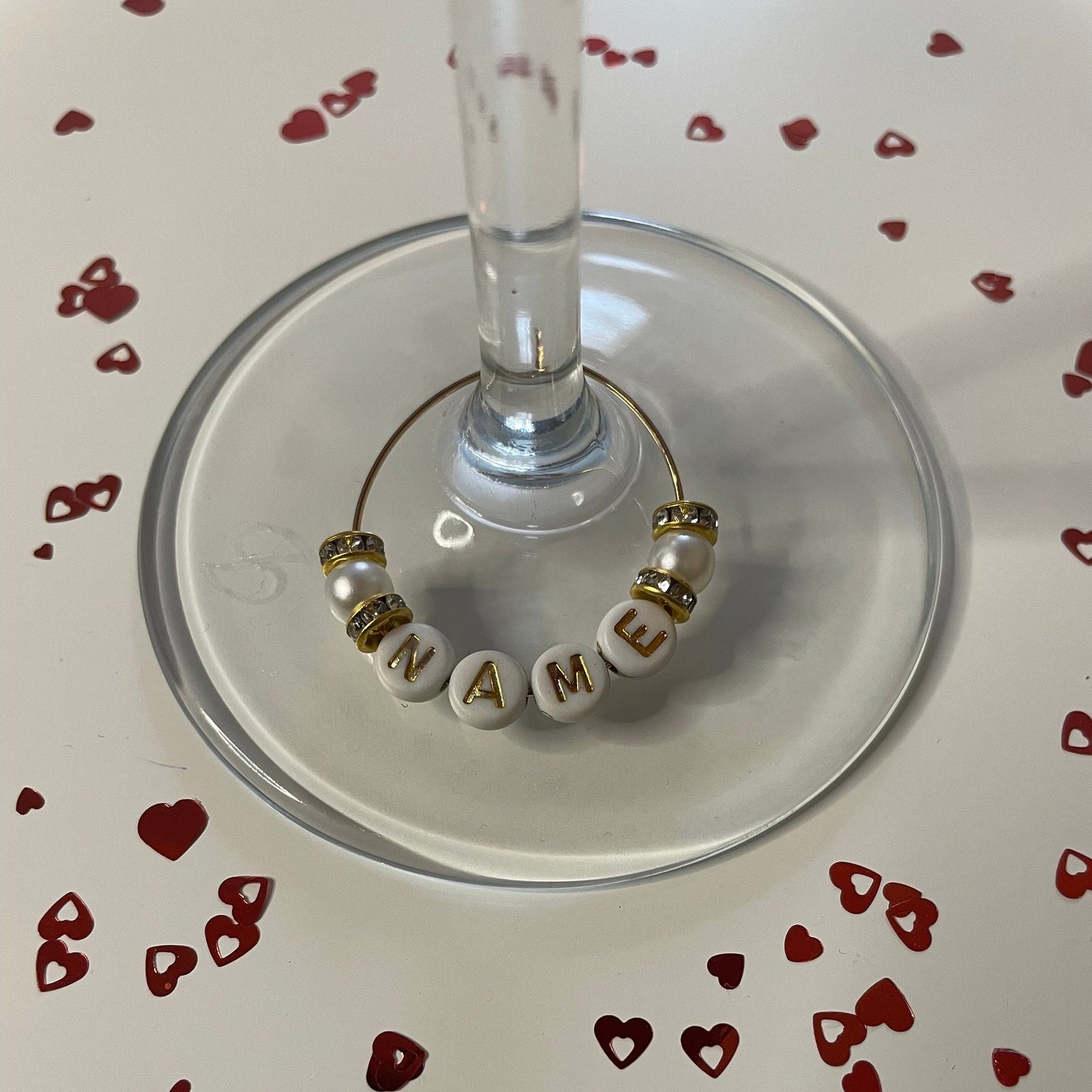 Personalised Wine Glass Charm Name for Glasses, Wine Glass Charms, Great for all Occasions
