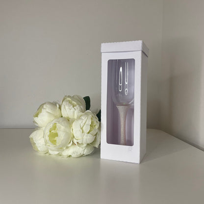 Champagne Flute Gift Box Holder, Great for all Champagne Flutes