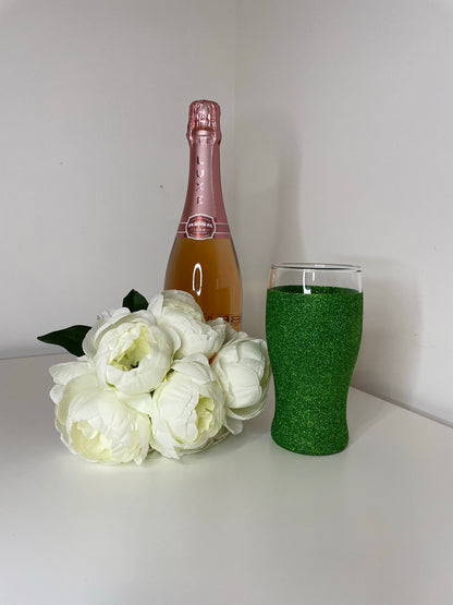 Glitter Beer Glass, Glitter Glasses for the Perfect Gift, Gifts for all Occasions, Birthdays, Wedding Gifts, Parties, Bridal and Hen Gifts