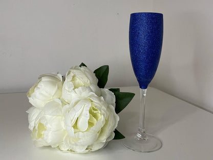 Glitter Champagne Flute, Personalise Glitter Glasses for the Perfect Gift, Gifts for all Occasions, Birthdays, Weddings, Parties, Hens