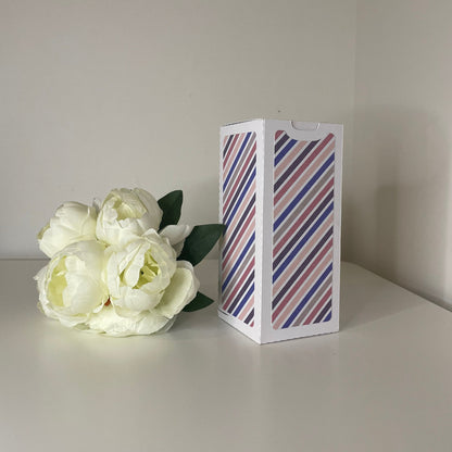 Made With Love Sentiment & Pattern Panels, Wine Glass Gift Box Holder, Great Gift Box for your Personalised Glasses