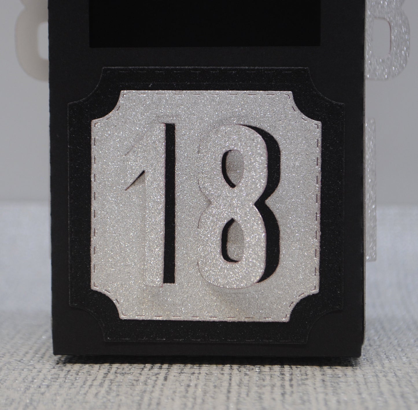 Wine Glass Gift Box Holder with ‘Age and Name’