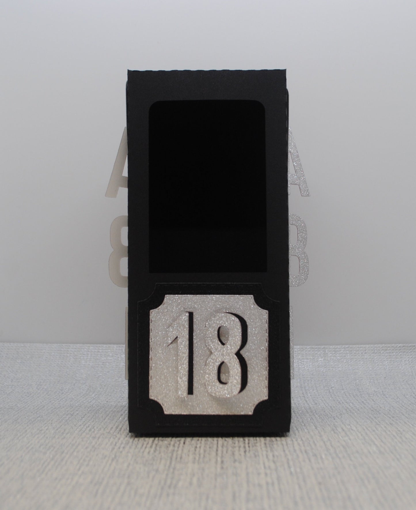 Wine Glass Gift Box Holder with ‘Age and Name’