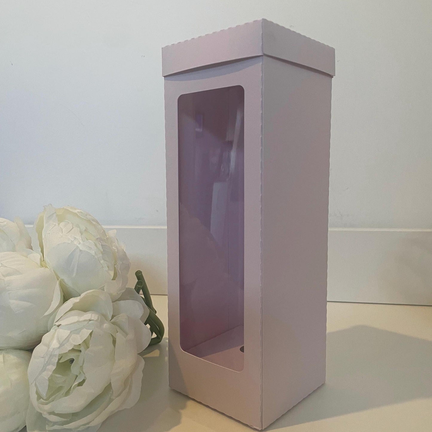 Pale Pink Champagne Flute Gift Box Holder, Great for all Champagne Coupes, Prosecco Glasses, Great Gift Box for your Personalised Glasses.
