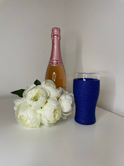 Glitter Beer Glass, Glitter Glasses for the Perfect Gift, Gifts for all Occasions, Birthdays, Wedding Gifts, Parties, Bridal and Hen Gifts
