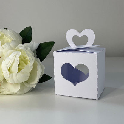 Medium Heart Aperture Gift Box, Great for Candles, Small Tumblers, Glasses, Shot Glasses, Small Gifts, All Personalise Gifts