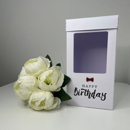 Happy Birthday Gin Glass Gift Box Holder, Great for all Gin Glasses, Great Gift Box for your Personalised Gin Glasses