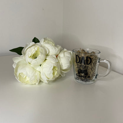 Personalise Father’s Day Gamer Glass Mug