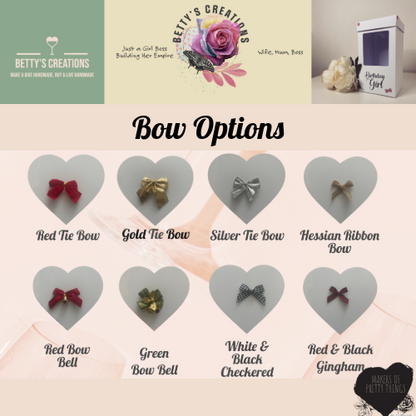 Have a Wonderful Christmas, Gin, Champagne and Wine Glass Gift Box Holder