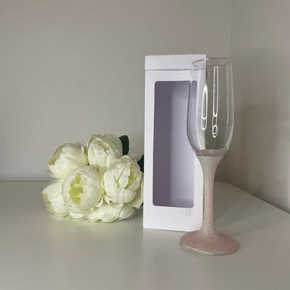 Champagne Flute Gift Box Holder, Great for all Champagne Flutes
