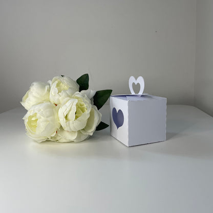 Medium Heart Aperture Gift Box, Great for Candles, Small Tumblers, Glasses, Shot Glasses, Small Gifts, All Personalise Gifts