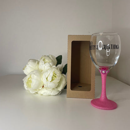Wine Glass Gift Box Holder, Great for all Wine Glasses