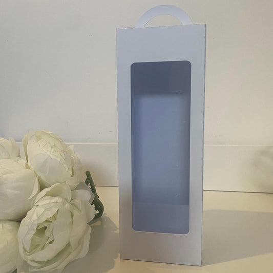 Tall Gift Box With Handles, Great for Wine Glasses and Champagne Flutes, Gift Box for Personalise Glasses and all Occasions