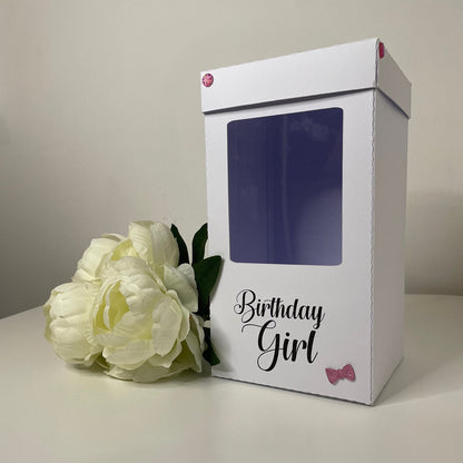 Birthday Girl Gin Glass Gift Box Holder, Great for all Gin Glasses, Great Gift Box for your Personalised Gin Glasses