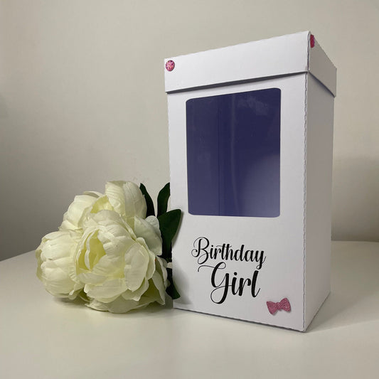 Birthday Girl Gin Glass Gift Box Holder, Great for all Gin Glasses, Great Gift Box for your Personalised Gin Glasses