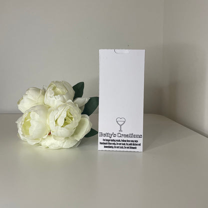 Wine Glass Gift Box Holder, Great for all Wine Glasses