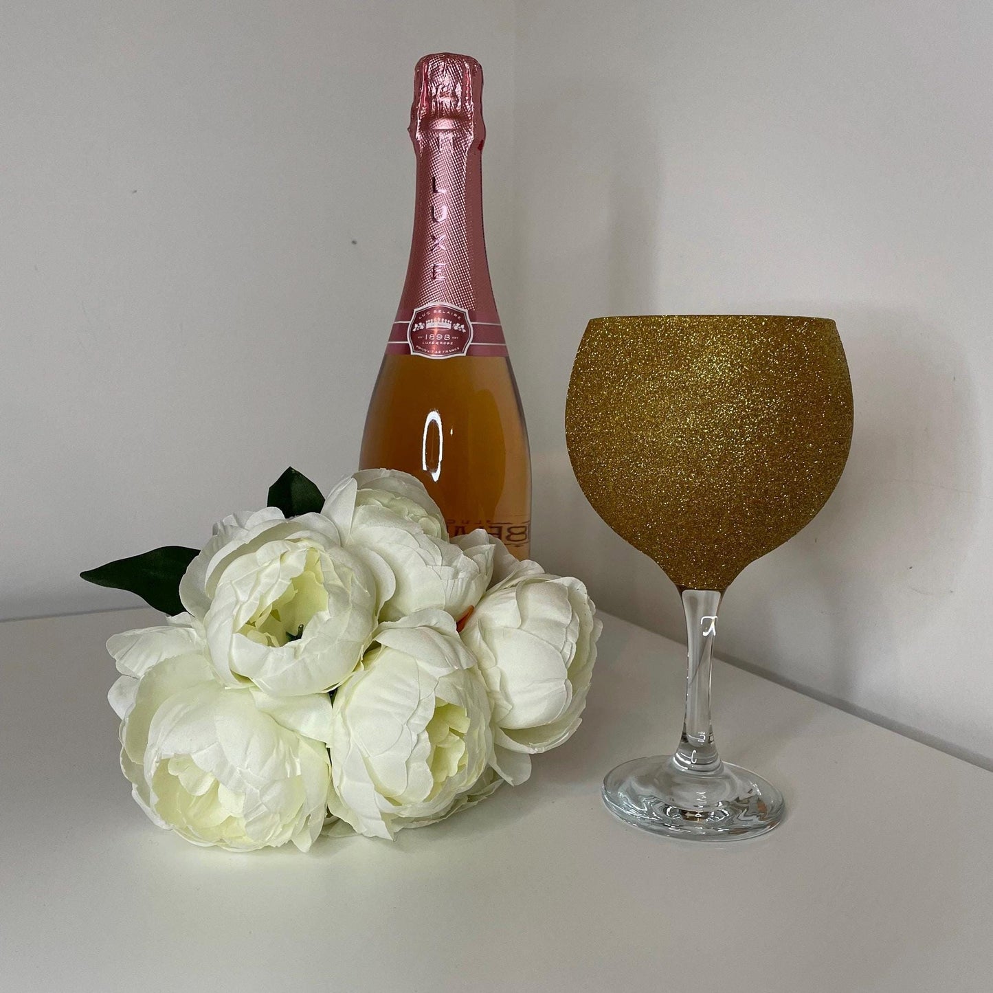 Glitter Gin Glass, Personalise Glitter Glasses for the Perfect Gift, Gifts for all Occasions, Birthdays, Wedding, Parties, Gifts